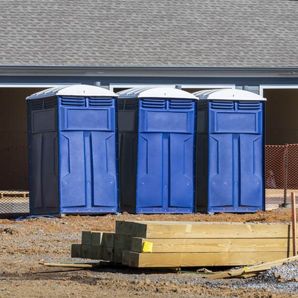 are there any restrictions on where i can place the porta potties during my rental period in Wanakena